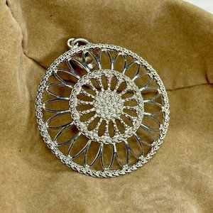 Vintage 925 Sterling Silver Milor Italy Pendant